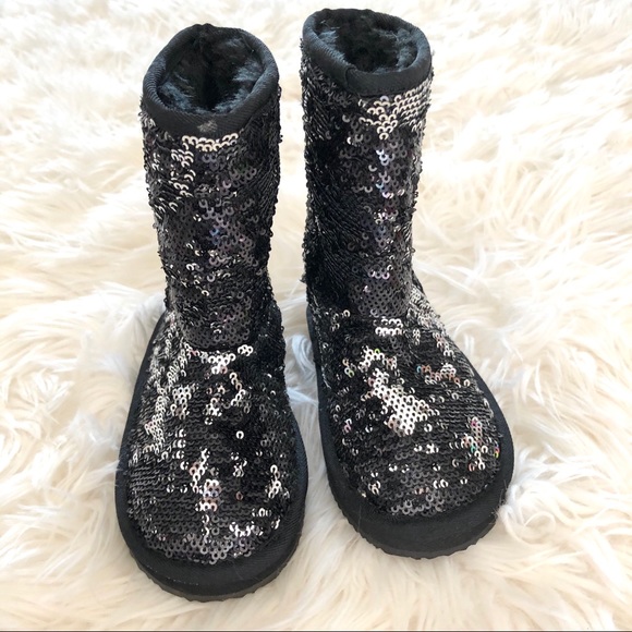 Stuart Weitzman Flip Sequin Boots - Picture 3 of 6